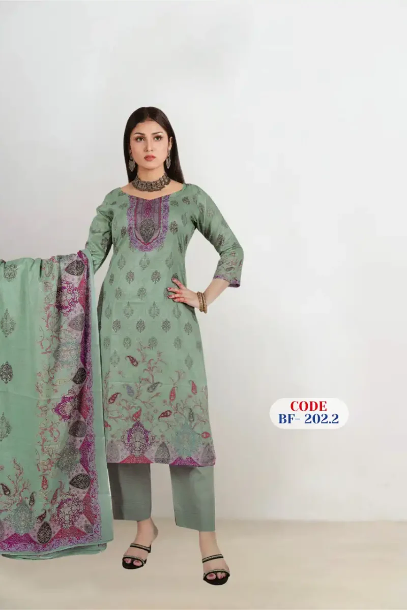 BEXI FABRICS 3D LAWN 3 PCS (BF-202.2)