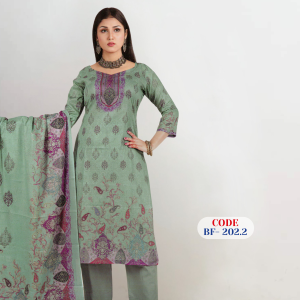BEXI FABRICS 3D LAWN 3 PCS (BF-202.2)