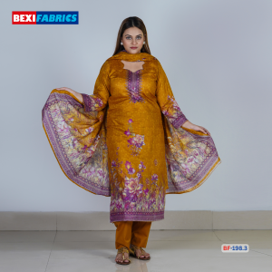 BEXI FABRICS 3D LAWN 3 PCS (BF-198.3)