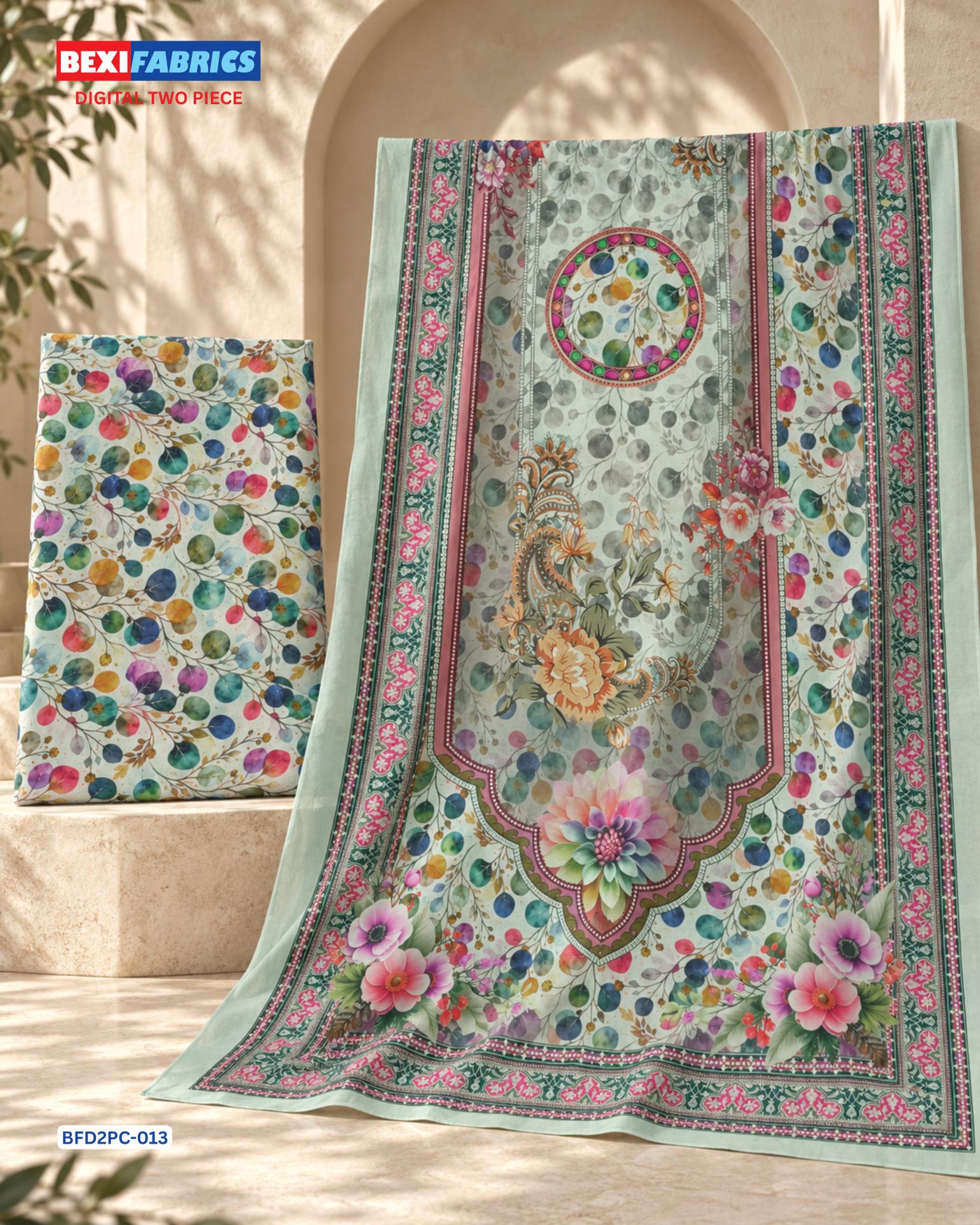 Bexi Fabrics Digital 2 Pcs(BFD2PC-013)