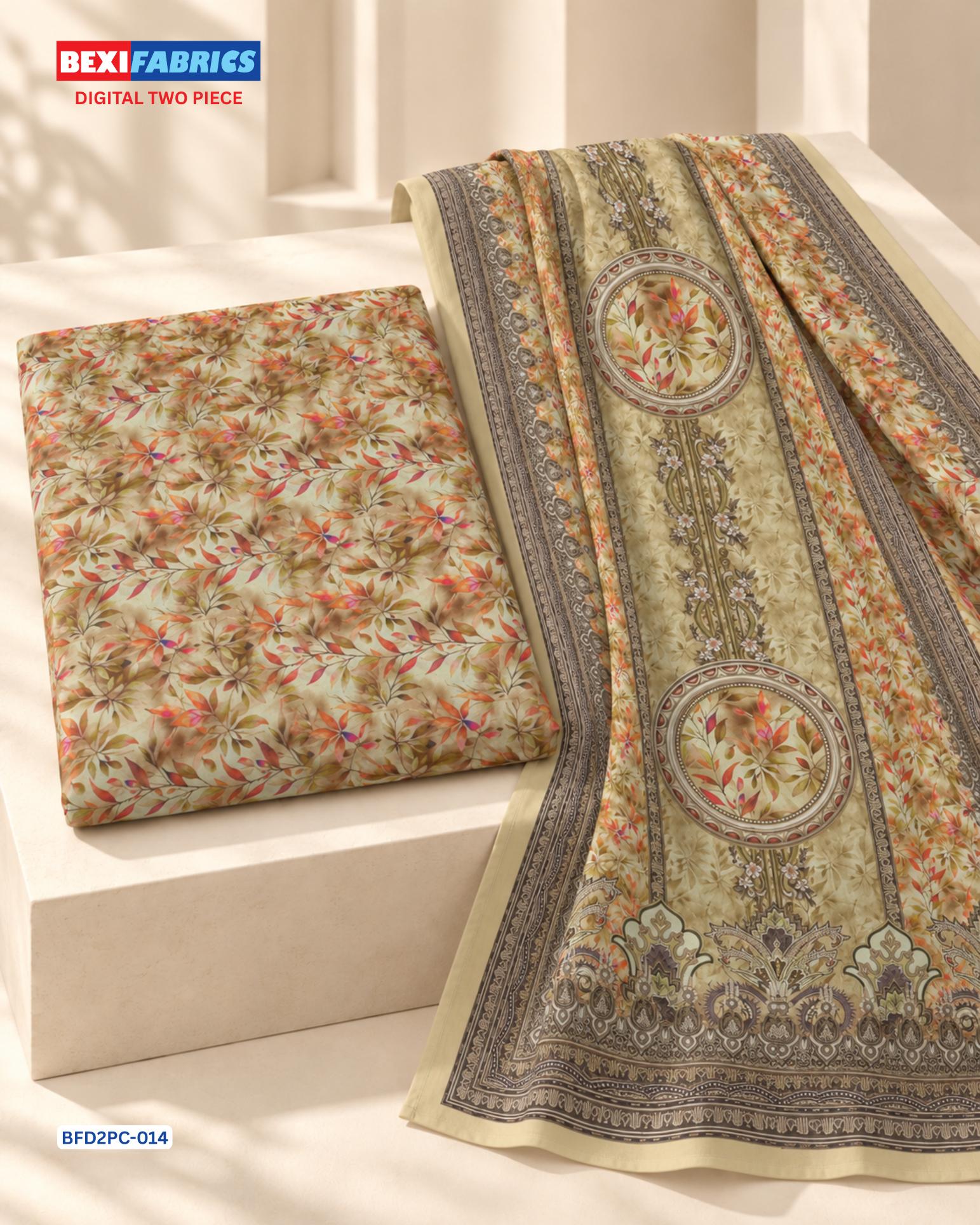 Bexi Fabrics Digital 2 Pcs(BFD2PC-014)