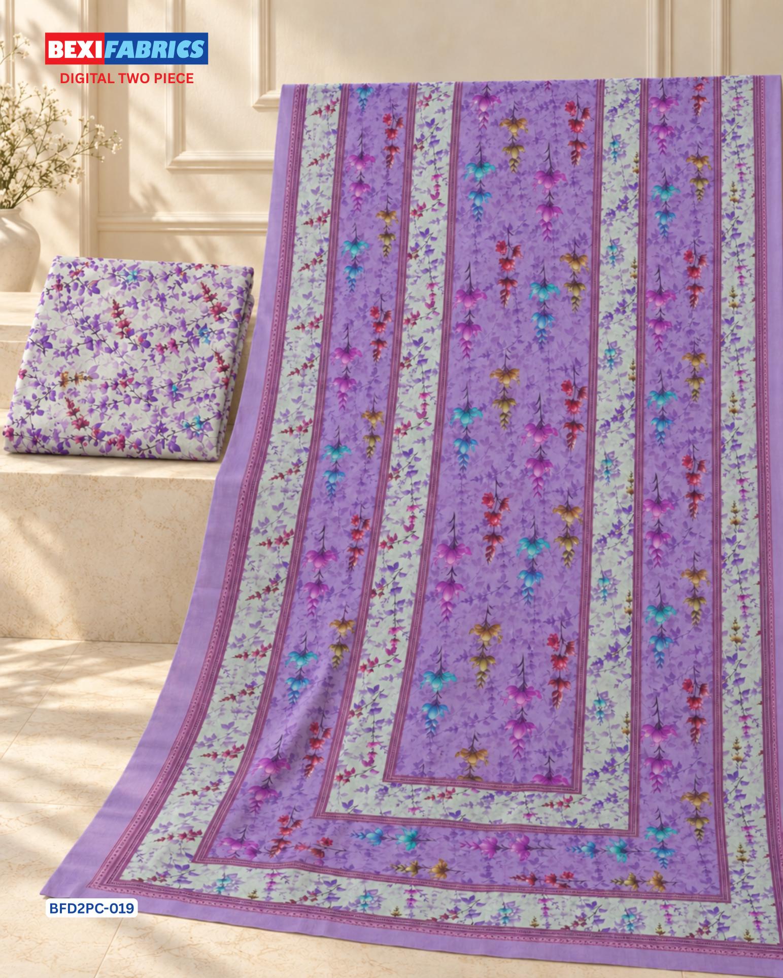 Bexi Fabrics Digital 2 Pcs(BFD2PC-019)