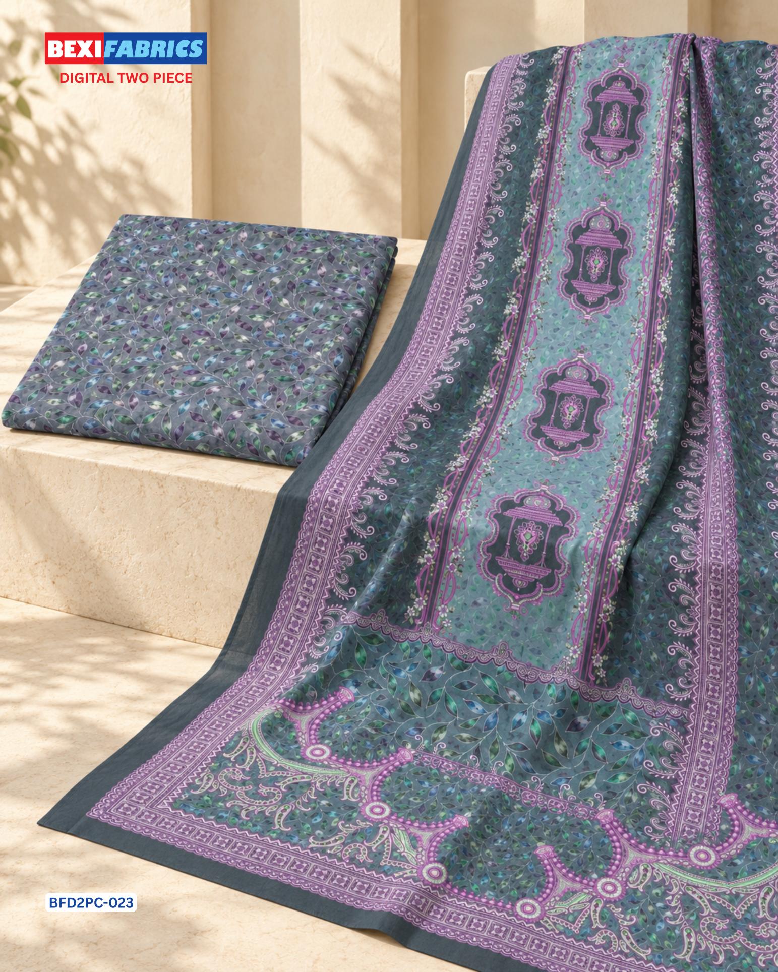 Bexi Fabrics Digital 2 Pcs(BFD2PC-023)