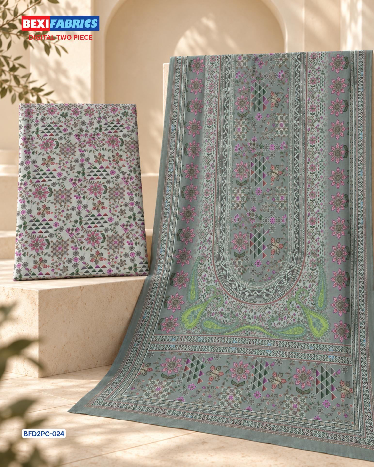 Bexi Fabrics Digital 2 Pcs(BFD2PC-024)