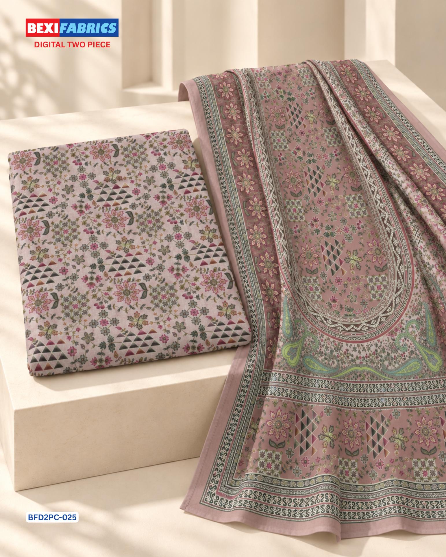 Bexi Fabrics Digital 2 Pcs(BFD2PC-025)