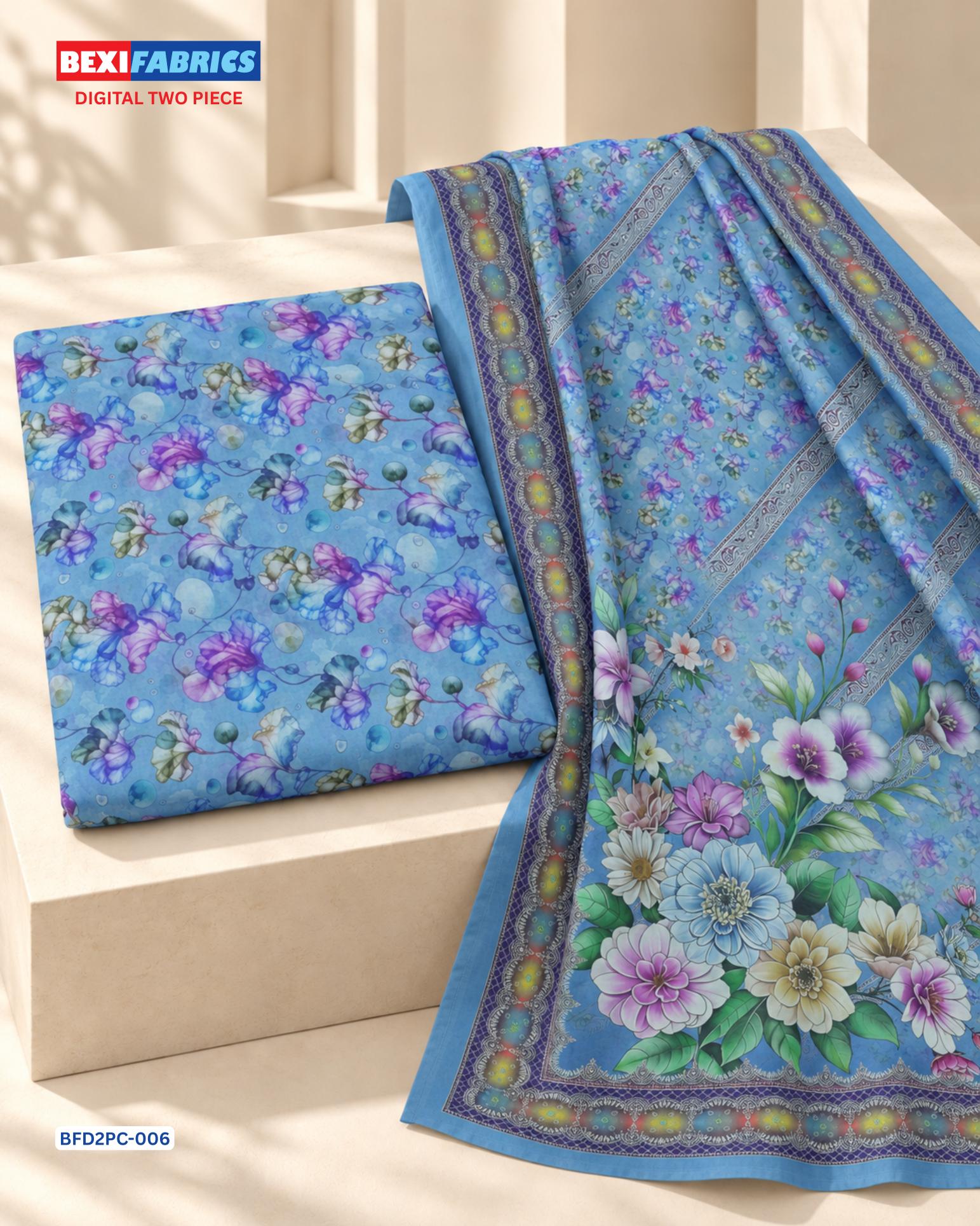 Bexi Fabrics Digital 2 Pcs(BFD2PC-006)