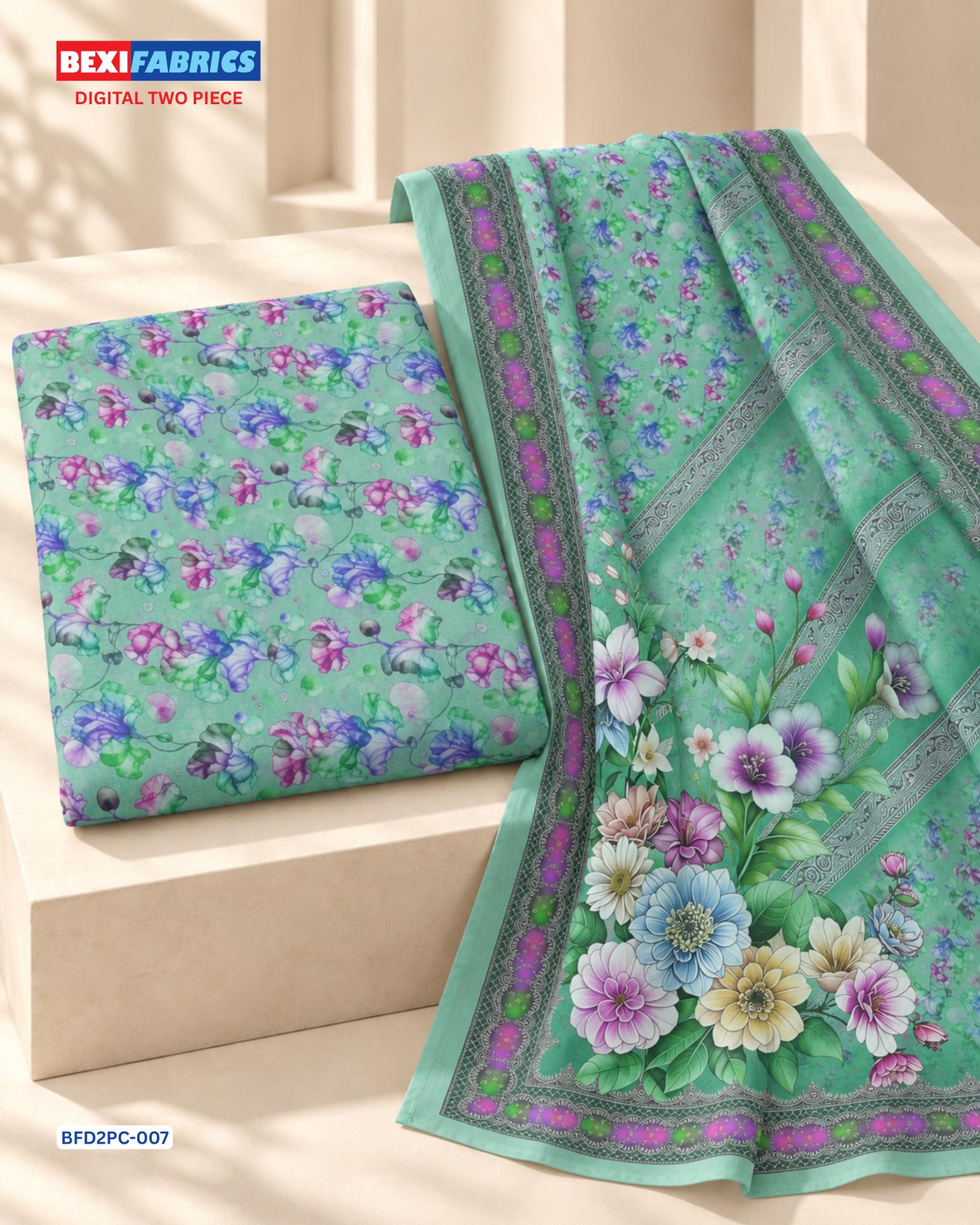 Bexi Fabrics Digital 2 Pcs(BFD2PC-007)