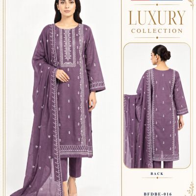 Bexi Fabrics Digital Boring Embroidery 3pcs (BFDBE-016)